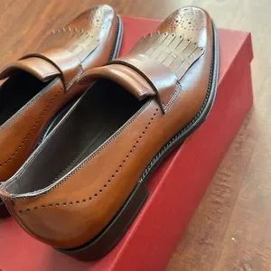 Men’s Salvatore Ferragamo limited collection all wood sole men’s leather loafer SALVATORE FERRAGAMO  main image 4
